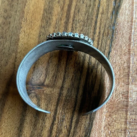 Liz Palacios S.F. Sterling Cuff Rhinestones - Picture 3 of 4